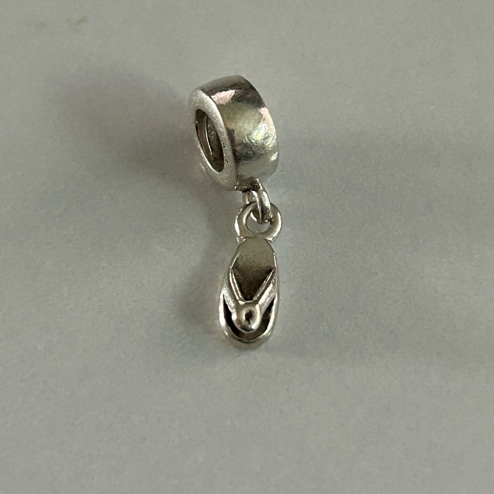 Authentic PANDORA Flip Flop Charm! 925 ALE! Free Ship!